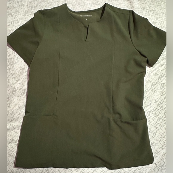 Olive Green scrub set mandala scrubs - Picture 1 of 4